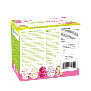 Infants Extra Sensitive Adhesive Eye Patch Girls 40 Pack Series I + Reward Chart Poster