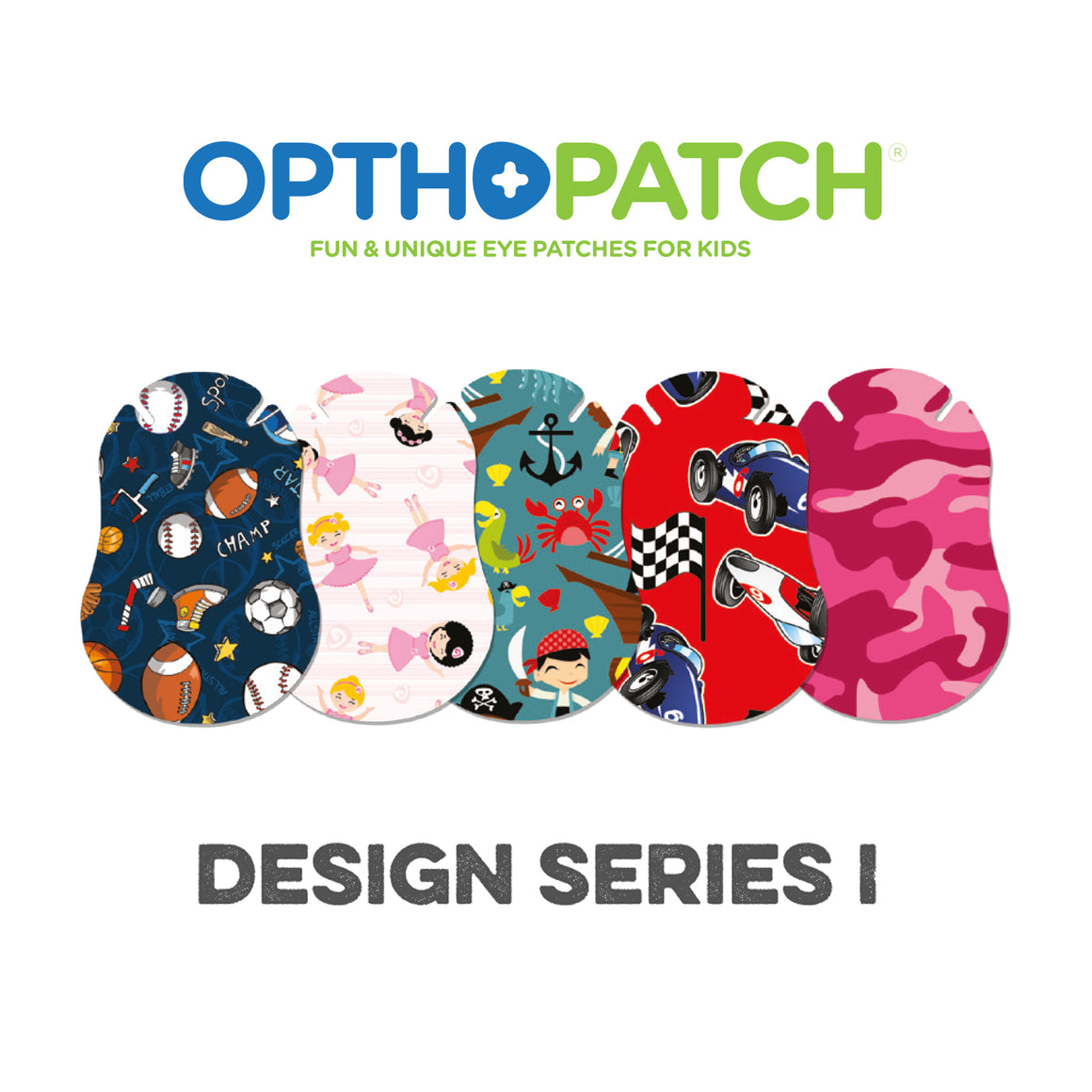 Opthopatch Extra Sensitive Adhesive Eye Patch Boys & Girls Series I (2500 pcs)