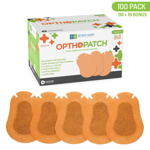 Opthopatch Extra Sensitive Adhesive Eye Patch for Kids in Beige Color (2500pcs)