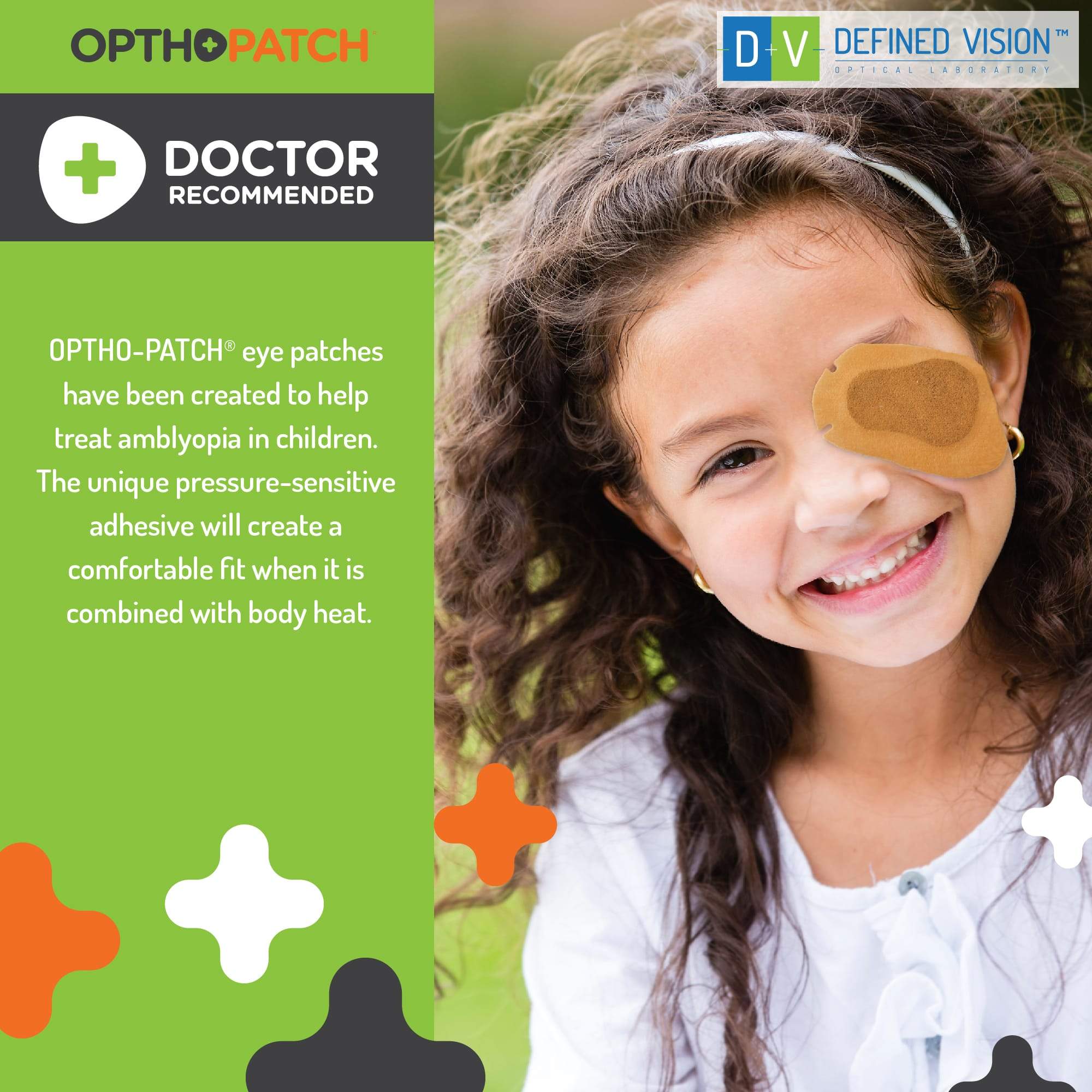 Opthopatch Extra Sensitive Adhesive Eye Patch For Kids In Beige Color