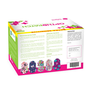 Infants Extra Sensitive Adhesive Eye Patch Girls 100 Pack Series II + 3 Reward Chart Posters