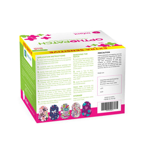 Infants Extra Sensitive Adhesive Eye Patch Girls 70 Pack Series II + Rewards Chart Posters