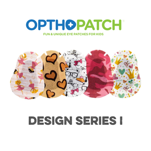 Opthopatch Extra Sensitive Adhesive Eye Patch for Kids with Fun Girls Design (2500pcs)