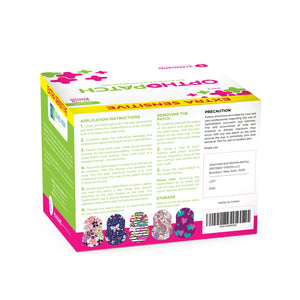 Childrens Extra Sensitive Adhesive Eye Patch Girls 70 Pack Series II + Rewards Chart Posters