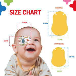 Opthopatch Extra Sensitive Adhesive Eye Patch for Infants with Boys Design + Reward Charts Included